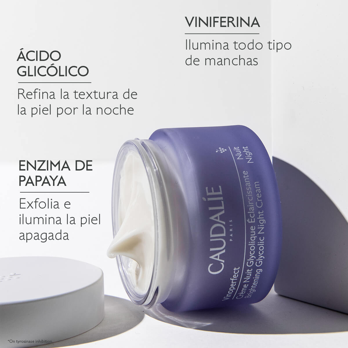 VINOPERFECT CREMA DE NOCHE ILUMINADORA GLIC&Oacute;LICA